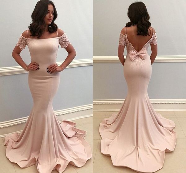 elegant blush mermaid evening celebrity dresses formal gowns cold shoulder lace applique satin long prom party dress, Black;red
elegant blush mermaid evening celebrity dresses formal gowns cold shoulder lace applique satin long prom party dress, Black;red
