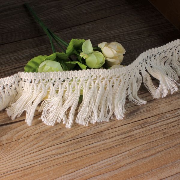 trimmings tassel cotton fringe cream ivory wide:6cm for diy craft sew on garment, Black
trimmings tassel cotton fringe cream ivory wide:6cm for diy craft sew on garment, Black