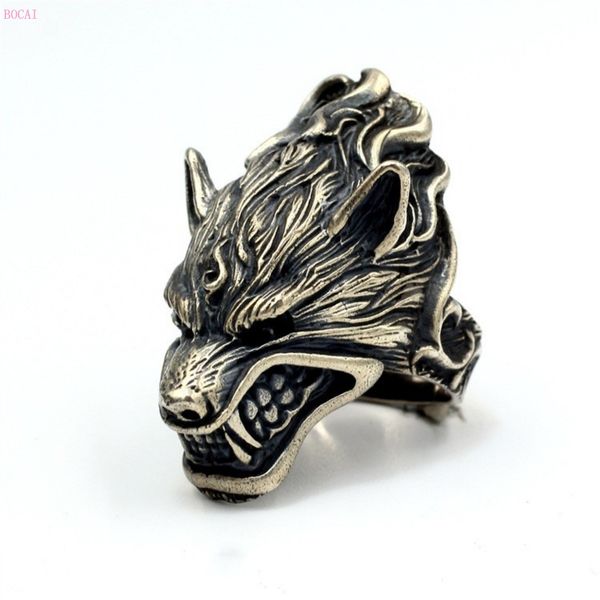 wolves head ring s925 pure silver thai silver retro man domineering personality hungry wolf totem ring for men, Golden;silver
wolves head ring s925 pure silver thai silver retro man domineering personality hungry wolf totem ring for men, Golden;silver