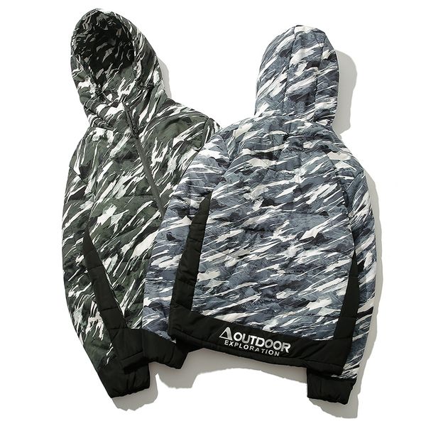 fashion men's hooded parkas camo winter men's parkas coats comfortable windproof keep warm camo cotton clothing clothing, Black
fashion men's hooded parkas camo winter men's parkas coats comfortable windproof keep warm camo cotton clothing clothing, Black