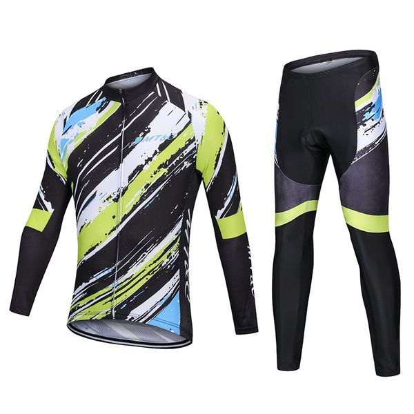 2020 colorful cycling jersey 9d bib set mtb uniform bicycle clothing quick dry bike wear cycling sets, Black;blue
2020 colorful cycling jersey 9d bib set mtb uniform bicycle clothing quick dry bike wear cycling sets, Black;blue