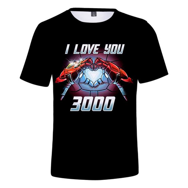 promote 2019 steel chivalrous i love you 3000 number 3d printing leisure time short sleeve t pity, Black
promote 2019 steel chivalrous i love you 3000 number 3d printing leisure time short sleeve t pity, Black