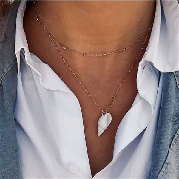 summer short chain necklace bohemian conch pendant necklace female fashion ocean beach jewelry collar conchas 2019 new, Golden;silver
summer short chain necklace bohemian conch pendant necklace female fashion ocean beach jewelry collar conchas 2019 new, Golden;silver