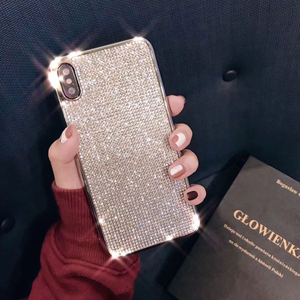 full side for iphone 8 plus diamond case soft tpu rhinestone case electro plated diamond rhinestone cover
full side for iphone 8 plus diamond case soft tpu rhinestone case electro plated diamond rhinestone cover