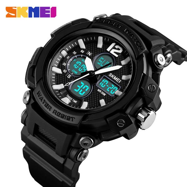 skmei sport men watch dual display digital watch luminous 5bar waterproof 3time multl-function watch montre homme 1498 quartz ly191213, Slivery;brown
skmei sport men watch dual display digital watch luminous 5bar waterproof 3time multl-function watch montre homme 1498 quartz ly191213, Slivery;brown