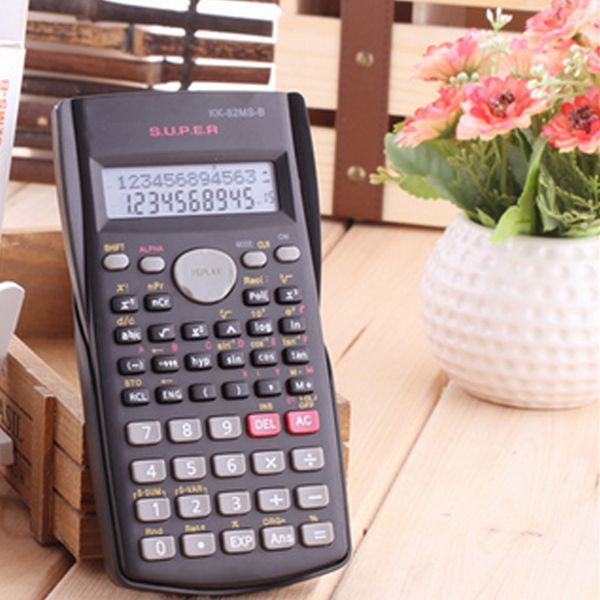 Handheld Student's Scientific Calculator 2 Line Display 82MS-B Portable Multifunctional Calculator for Mathematics Teaching KK98
Handheld Student's Scientific Calculator 2 Line Display 82MS-B Portable Multifunctional Calculator for Mathematics Teaching KK98