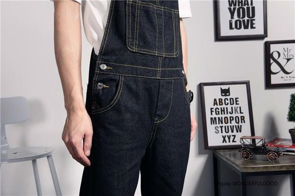 wholesale-new brand mens black denim overalls men denim pants suspenders jeans black male denim jumpsuit salopette fashion, Blue
wholesale-new brand mens black denim overalls men denim pants suspenders jeans black male denim jumpsuit salopette fashion, Blue