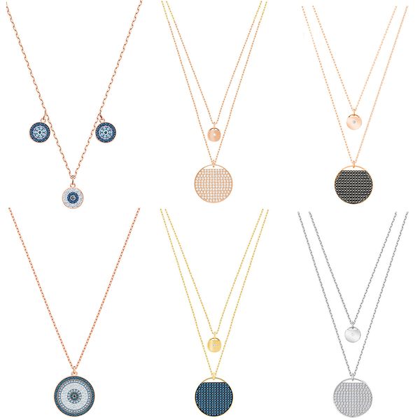 fahmi ginger mysterious color double necklace women's round pendant chic stacked, modern-inspired layered glamour rose gold, Black
fahmi ginger mysterious color double necklace women's round pendant chic stacked, modern-inspired layered glamour rose gold, Black