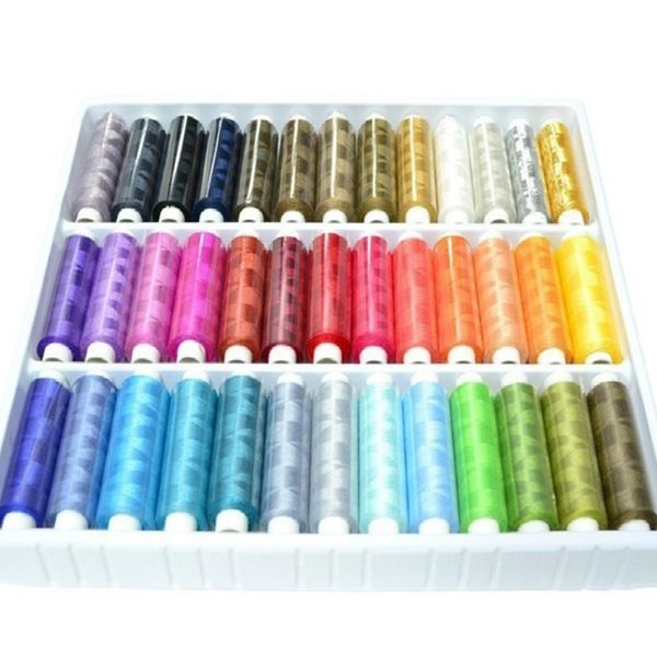 39pcs / set красочные 150 ярдов шитье spolyester тема прочны и долговечны шитье для ручных машин
39pcs / set красочные 150 ярдов шитье spolyester тема прочны и долговечны шитье для ручных машин