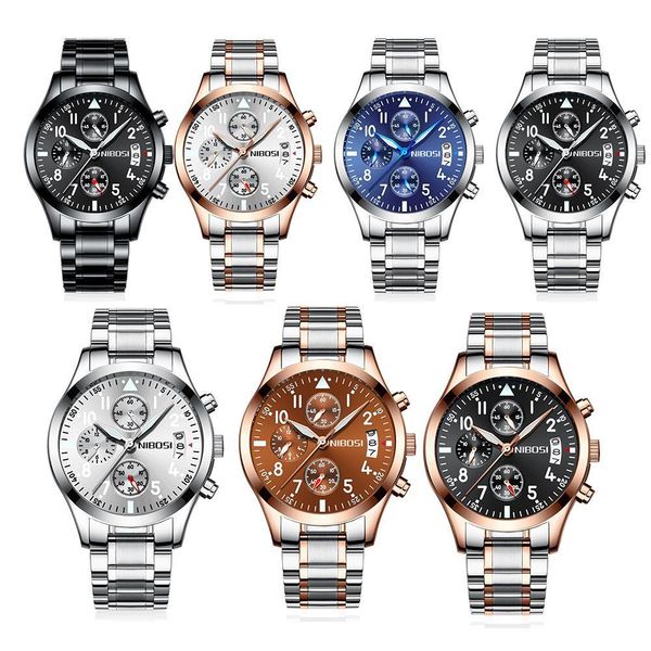 nibosi mens watches classic analog quartz watch men full steel waterproof wristwatch, Slivery;brown
nibosi mens watches classic analog quartz watch men full steel waterproof wristwatch, Slivery;brown