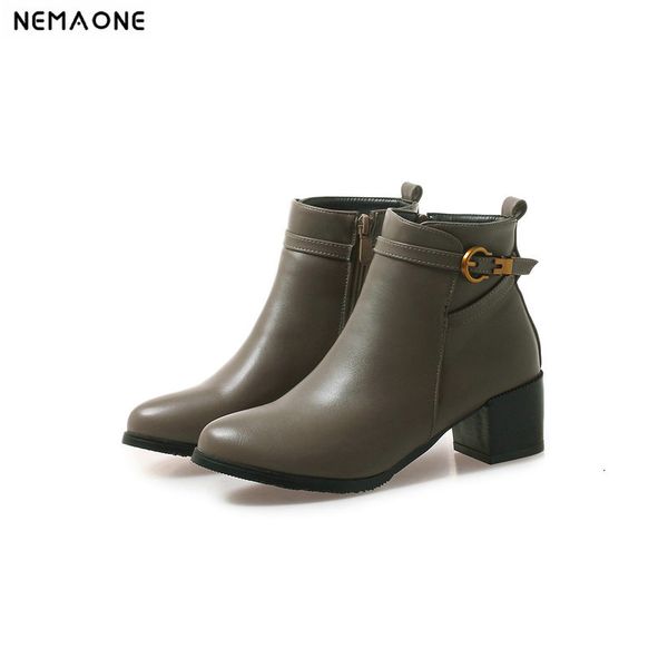 nemaone new square heels ladies ankle boots rouned toe women shoes spring autumn party dress casual shoes woman large size 43, Black
nemaone new square heels ladies ankle boots rouned toe women shoes spring autumn party dress casual shoes woman large size 43, Black
