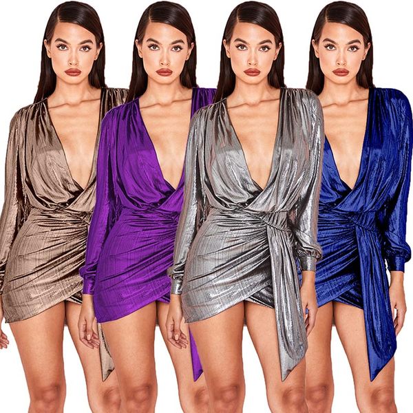 casual dresses deep v-neck mini dress long sleeve with zipper irregular women party vintage bodycon vestidos, Black;gray
casual dresses deep v-neck mini dress long sleeve with zipper irregular women party vintage bodycon vestidos, Black;gray