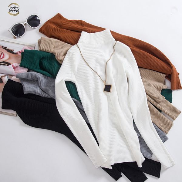 colors 10 spring women knitted turtleneck pullovers sweater casual soft collar jumper fashion slim warm female sweaters, White;black
colors 10 spring women knitted turtleneck pullovers sweater casual soft collar jumper fashion slim warm female sweaters, White;black