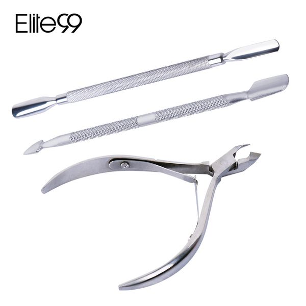 elite99 3pieces/set nail art manicure tools kits set stainless steel cuticle spoon pusher nippers trimmer nail clipper cutter
elite99 3pieces/set nail art manicure tools kits set stainless steel cuticle spoon pusher nippers trimmer nail clipper cutter