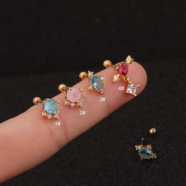 new style stainless steel ear piercing stud cz cartilage helix conch screw back earring tragus helix cartilage piercing jewelry, Slivery;golden
new style stainless steel ear piercing stud cz cartilage helix conch screw back earring tragus helix cartilage piercing jewelry, Slivery;golden