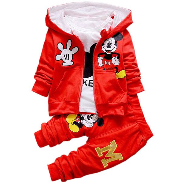 autumn cartoon 3pcs clothing set kids clothes boys girls hooded jacket +t shirt +sports pants casual sprot suits, White
autumn cartoon 3pcs clothing set kids clothes boys girls hooded jacket +t shirt +sports pants casual sprot suits, White