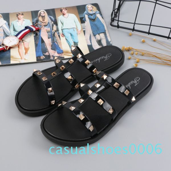summer fashion women slides rivet slippers women shoes flip flops sandals lady shoes beach slides zapatillas mujer c06, Black
summer fashion women slides rivet slippers women shoes flip flops sandals lady shoes beach slides zapatillas mujer c06, Black