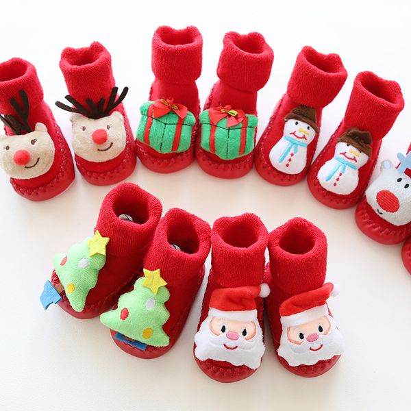 christmas cartoon baby socks autumn winter thicken warm newborn boys girls red floor socks anti-slip step socks, Pink;yellow
christmas cartoon baby socks autumn winter thicken warm newborn boys girls red floor socks anti-slip step socks, Pink;yellow