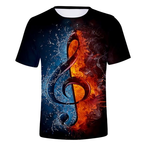 fashion women's short-sleeved t-shirt 2019 new music notes 3d printing short-sleeved men and women with the same paragraph wholesale, White
fashion women's short-sleeved t-shirt 2019 new music notes 3d printing short-sleeved men and women with the same paragraph wholesale, White