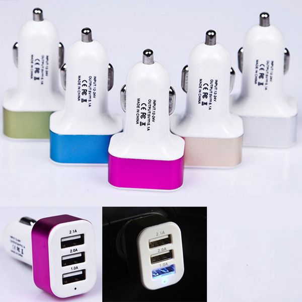 2.1 a/2a / 1a 3 usb-порт автомобильное зарядное устройство адаптер led для мобильного телефона iphone samsung huawei tablet gps универсальны
2.1 a/2a / 1a 3 usb-порт автомобильное зарядное устройство адаптер led для мобильного телефона iphone samsung huawei tablet gps универсальны