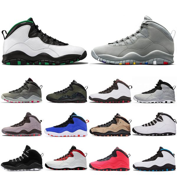 2020 men basketball shoes 10 seattle cement 10s mens shoes cool grey i'm back chicage powder blue steel grey trainers sports sneakers, White;red
2020 men basketball shoes 10 seattle cement 10s mens shoes cool grey i'm back chicage powder blue steel grey trainers sports sneakers, White;red