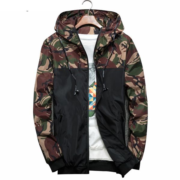 6xl coat man spring autumn mens jackets camouflage hooded coats casual zipper male windbreaker brand clothing trench, Black;brown
6xl coat man spring autumn mens jackets camouflage hooded coats casual zipper male windbreaker brand clothing trench, Black;brown