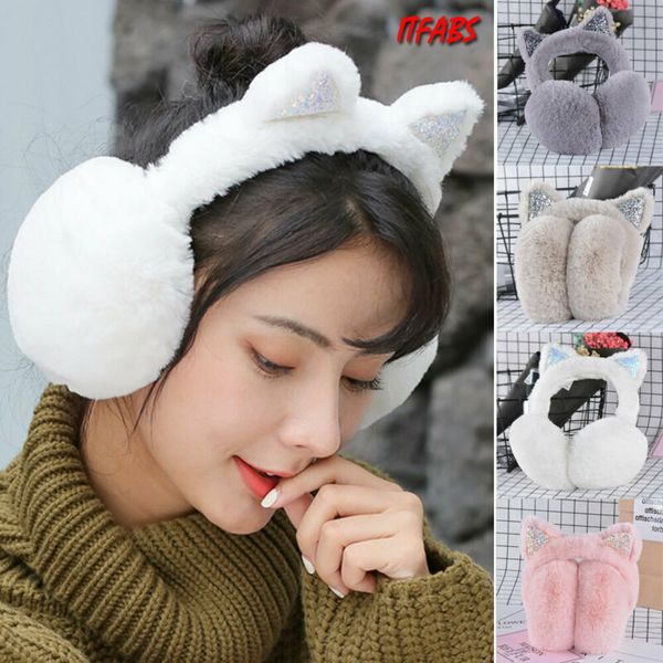2019 brand new women girl kawaii plush cat earmuffs fur winter warm women ear protect cute faux soft fluffy earcap, Blue;gray
2019 brand new women girl kawaii plush cat earmuffs fur winter warm women ear protect cute faux soft fluffy earcap, Blue;gray