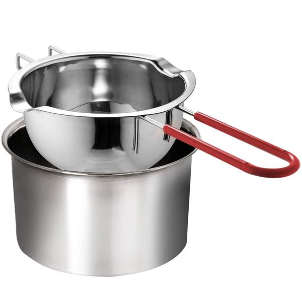 practical boutique stainless steel double boiler, heat-resistant handle for chocolate, butter, cheese, caramel and candy-steel candles
practical boutique stainless steel double boiler, heat-resistant handle for chocolate, butter, cheese, caramel and candy-steel candles