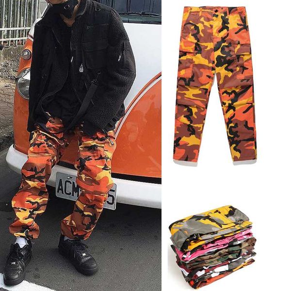 2018 camouflage men pants full length pants trousers high street wear cool man fashion hip hop loose cargo, Black
2018 camouflage men pants full length pants trousers high street wear cool man fashion hip hop loose cargo, Black