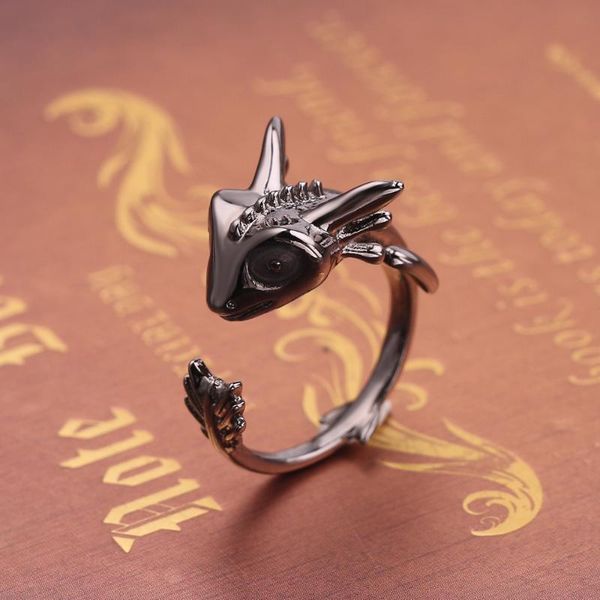 fashion noctilucence dragons ring cute night black fury dragon ring cute adjustable movie jewelry for men women charm accessorie, Golden;silver
fashion noctilucence dragons ring cute night black fury dragon ring cute adjustable movie jewelry for men women charm accessorie, Golden;silver