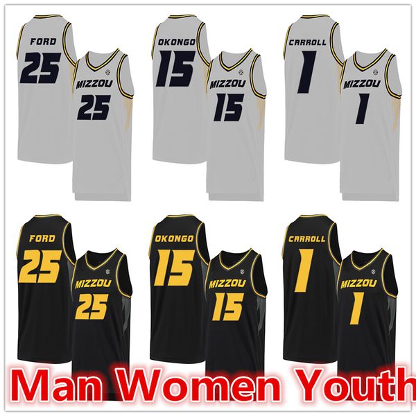customize ncaa missouri tigers basketball jerseys axel okongo 15 brooks ford 25 demarre carroll 1 jersey any name number size s-5xl, Black
customize ncaa missouri tigers basketball jerseys axel okongo 15 brooks ford 25 demarre carroll 1 jersey any name number size s-5xl, Black