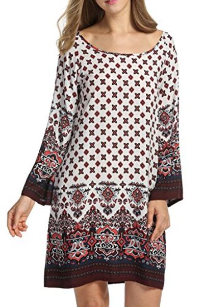 uch women bohemian ethnic style straight loose shift printed tunic dress plus size, Black;gray
uch women bohemian ethnic style straight loose shift printed tunic dress plus size, Black;gray