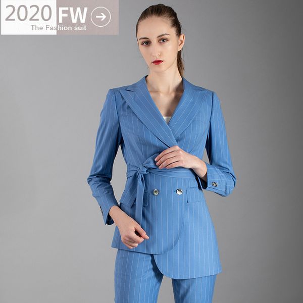 women's suits & blazers ms suit fashion web celebrity thin stripe two-piece spring 2021 high-end business attire, White;black
women's suits & blazers ms suit fashion web celebrity thin stripe two-piece spring 2021 high-end business attire, White;black