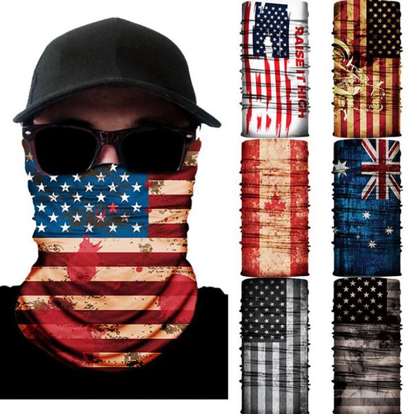 3D Flag Seamless Magic Scarf Outdoor Neck Face Mask Sport Fishing Cycling Hunting Hiking Bandana Tube Scarf Masks OOA7821
3D Flag Seamless Magic Scarf Outdoor Neck Face Mask Sport Fishing Cycling Hunting Hiking Bandana Tube Scarf Masks OOA7821