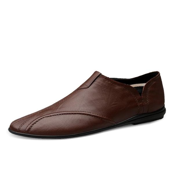 men shoes genuine leather comfortable men casual shoes footwear chaussures flats for slip on lazy zapatos hombre, Black
men shoes genuine leather comfortable men casual shoes footwear chaussures flats for slip on lazy zapatos hombre, Black