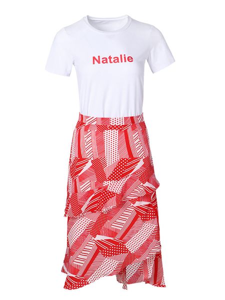 women sets 2019 summer fashion new designer spaghetti o-neck strap white shirt + skirt two-piece suit female l315
women sets 2019 summer fashion new designer spaghetti o-neck strap white shirt + skirt two-piece suit female l315