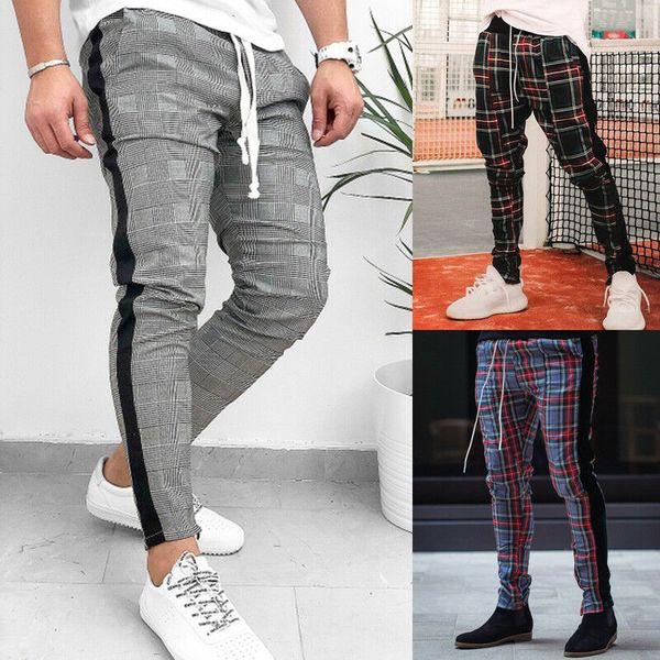men sport trousers tracksuit bottoms skinny sweat plaid pant fashion fitness regular broadcloth pleated drawstring pencil pants, Black
men sport trousers tracksuit bottoms skinny sweat plaid pant fashion fitness regular broadcloth pleated drawstring pencil pants, Black