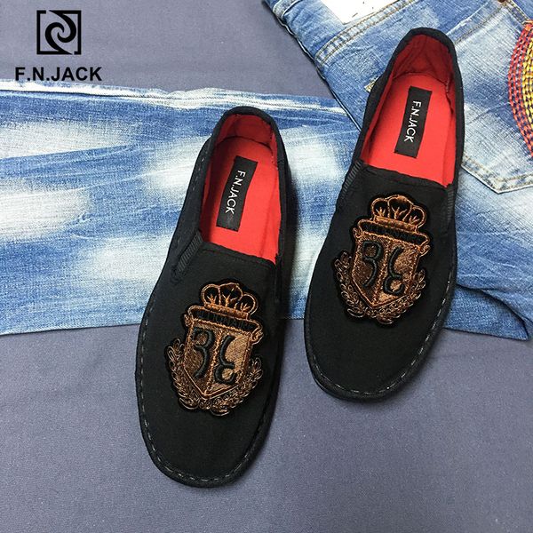 f.n.jack mens shoes canvas casual shoes men's espadrille smart casual rubber shoe sepatu pria calzado hombre men's sneakers, Black
f.n.jack mens shoes canvas casual shoes men's espadrille smart casual rubber shoe sepatu pria calzado hombre men's sneakers, Black
