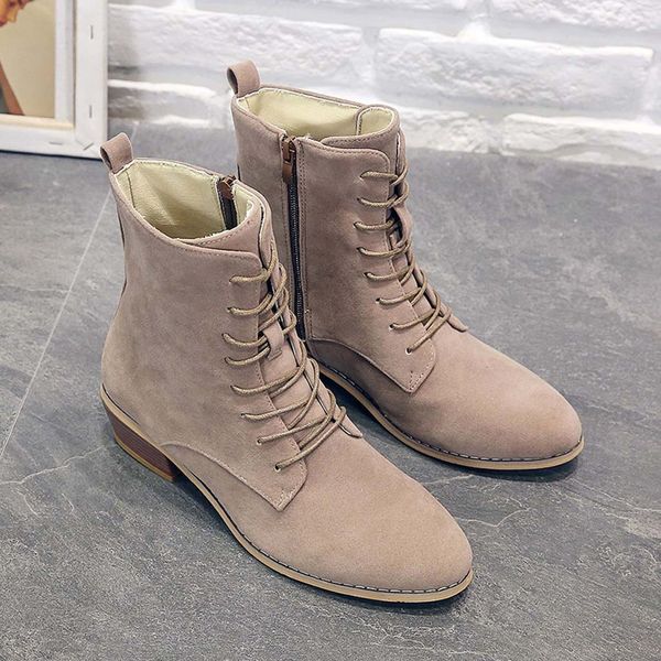 women boots zipper ankle cross strap boots western casual large size scrub single fashion female winter warm shoes c50#, Black
women boots zipper ankle cross strap boots western casual large size scrub single fashion female winter warm shoes c50#, Black