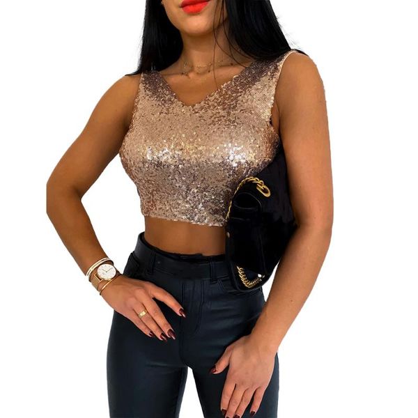 women's sequin sparkle glitter shirt sleeveless tank party t-shirt blouse, White
women's sequin sparkle glitter shirt sleeveless tank party t-shirt blouse, White