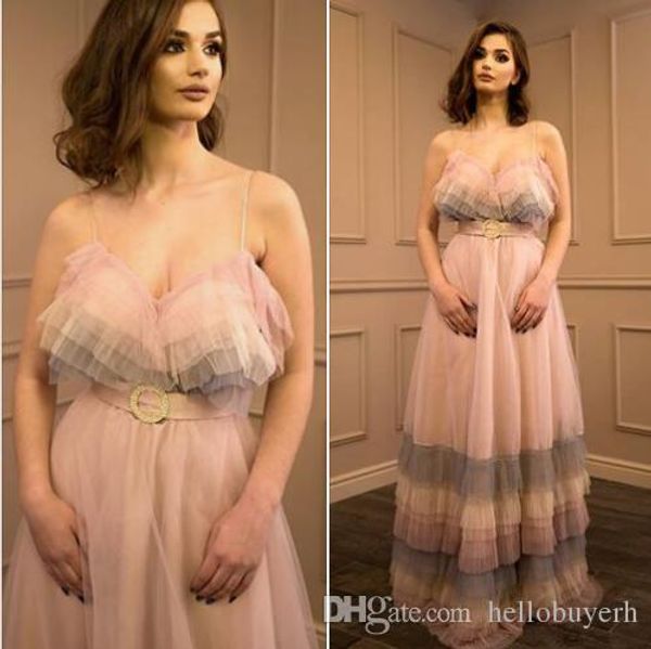 a line pink tulle maternity pregnant evening dresses long prom elegant evening formal dresses with belt 2018, Black;red
a line pink tulle maternity pregnant evening dresses long prom elegant evening formal dresses with belt 2018, Black;red