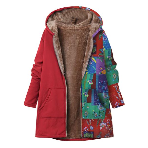 sagace 2019 women winter hooded warm coat plus size warm printed pockets thicker cotton padded jacket hooded coat outwear sep 24, Black
sagace 2019 women winter hooded warm coat plus size warm printed pockets thicker cotton padded jacket hooded coat outwear sep 24, Black