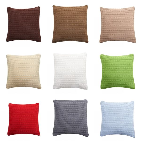 knitted pillow case wool twist knitting car pillow case 45*45cm crochet sofa car cushion cover christmas home decor
knitted pillow case wool twist knitting car pillow case 45*45cm crochet sofa car cushion cover christmas home decor