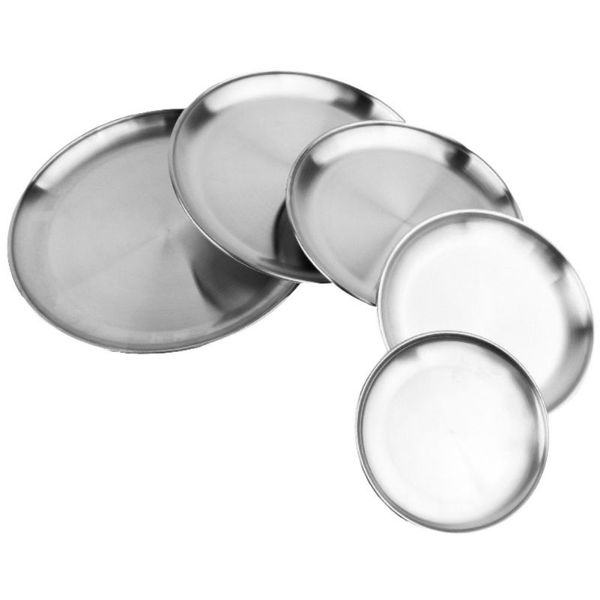 thick stainless steel plate fruit plate tableware picnic dish simple barbecue heat-resistant tableware
thick stainless steel plate fruit plate tableware picnic dish simple barbecue heat-resistant tableware