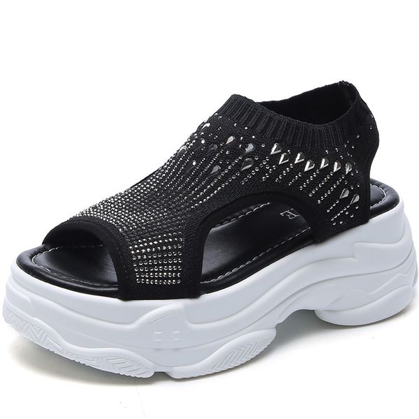 sandals rasmeup rhinestone style women's platform 2021 summer fashion women comfortable ladies beach footwears, Black
sandals rasmeup rhinestone style women's platform 2021 summer fashion women comfortable ladies beach footwears, Black