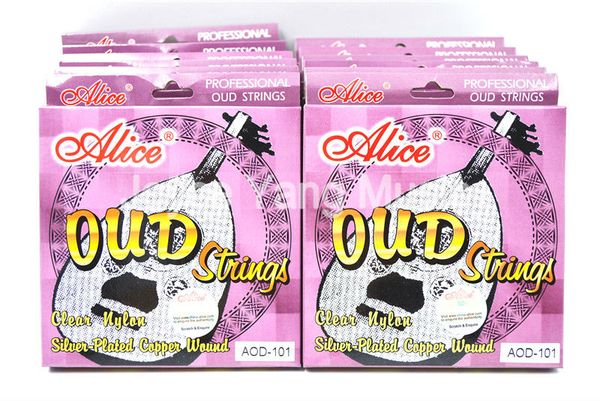 12 sets of alice aod-101 oud strings clear nylon silver-plated copper wound 10-string wholesales
12 sets of alice aod-101 oud strings clear nylon silver-plated copper wound 10-string wholesales