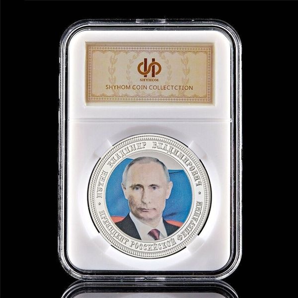 russia president coin 2018 vladimir putin crimean map ussr silver plated 40mm*3mm commemorative coin w/pccb box
russia president coin 2018 vladimir putin crimean map ussr silver plated 40mm*3mm commemorative coin w/pccb box