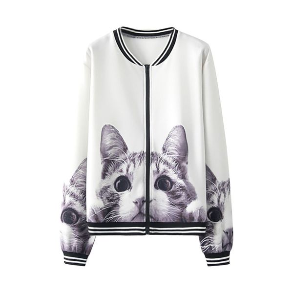 моды женщины куртка веста ф кошки животное печать zipper осень весна толстовка спорт пальто вскользь куртки mujer 2019 d90718, Black;brown
моды женщины куртка веста ф кошки животное печать zipper осень весна толстовка спорт пальто вскользь куртки mujer 2019 d90718, Black;brown