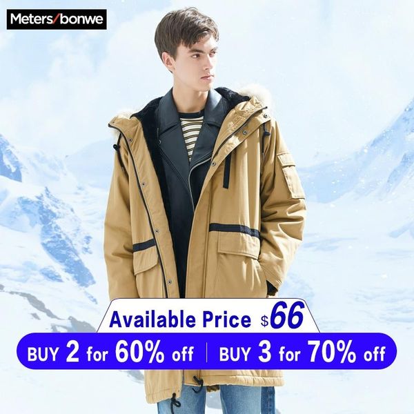 metersbonwe men's winter padded coat casual long coat warm men winter parka windproof hooded jacket homme, Black
metersbonwe men's winter padded coat casual long coat warm men winter parka windproof hooded jacket homme, Black