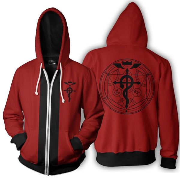 fullmetal alchemist edward elric's autumn zipper jacket hoodie coat anime cosplay sweatshirts tracksuits clothes drop ship, Black
fullmetal alchemist edward elric's autumn zipper jacket hoodie coat anime cosplay sweatshirts tracksuits clothes drop ship, Black